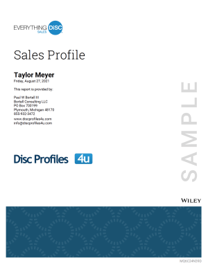 Everything DiSC® Sales Profile